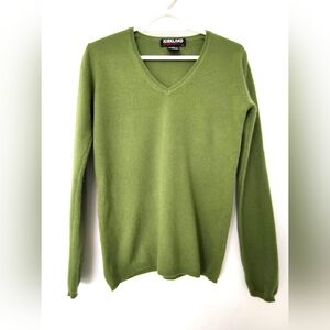 Women's (Unisex) 100% Cashmere V-Neck Sweater (S)